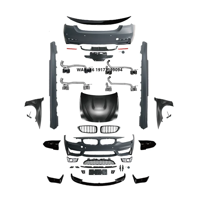 

F32 F33 F36 Upgrade M4 Style Body Kit Bodykit Front Bumper Rear Bumper Side Skirt for 4 Series F32 F33 F36