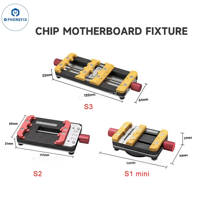 XZZ S1 S2 S3 Universal Phone Motherboard Clamp Rotating Fixture Jig Heating Resistant Hard Disk IC PCB Repair Holder Fixture