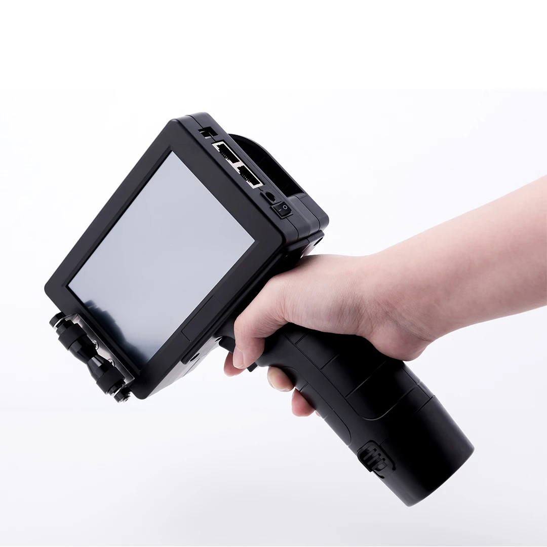 Custom Docod G300 Handheld Smart Inkjet Printer Mini Portable Tij Quick Change Ink Date Coding Machine Gun for Wi-Fi Connection
