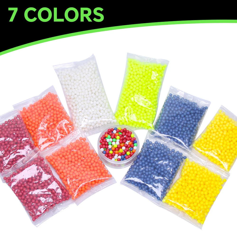 

1D 1000 Rounds Airsoft BBs Bullets Colorful 6mm BB Pellets Strikeball Rifle Gun Plastic BB Ball Shooting Paintball Accessories