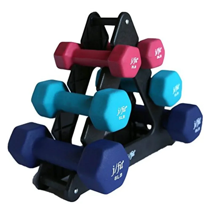 

S or S Vinyl Coated Hand Weights for Home Gym Strength Training Aerobics Cardio Exercise and Fitness