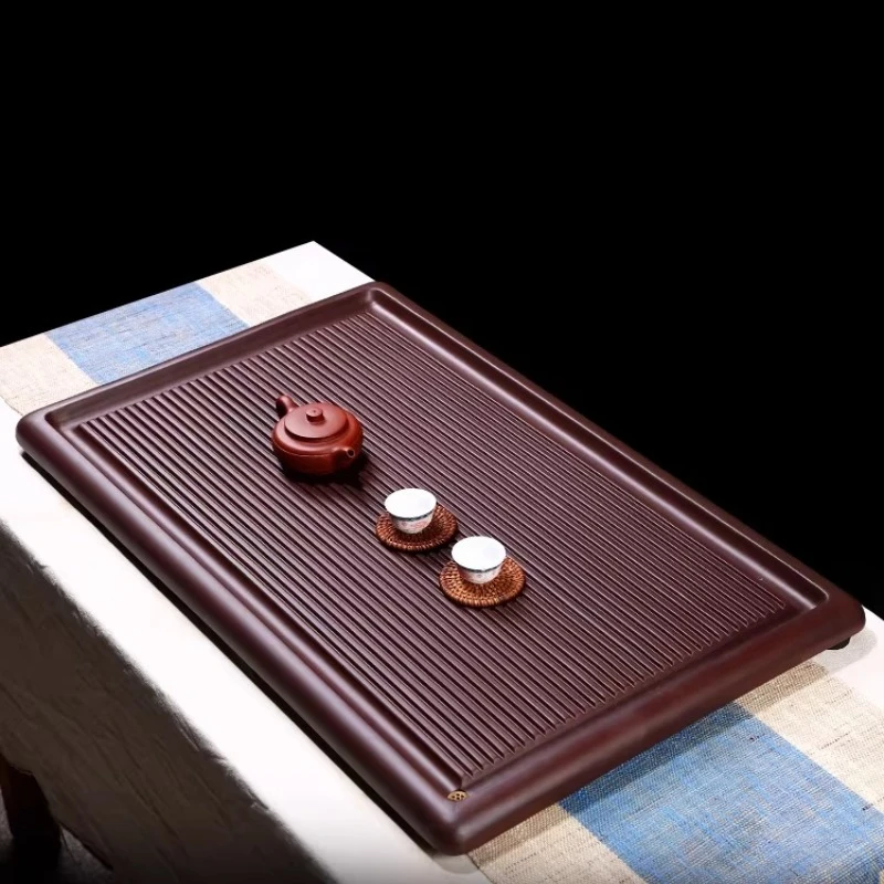 office Bamboo Tea Tray Indoor Accessories Supplies Decorative Tea Tray Rectangular Luxury Large bandejas de madera Tea Supplies