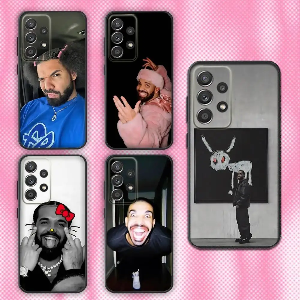

Funny Singer D-Drake Rapper Phone Case For Samsung Galaxy A13,A21s,A22,A31,A32,A52,A53,A71,A80,Soft Black Shell