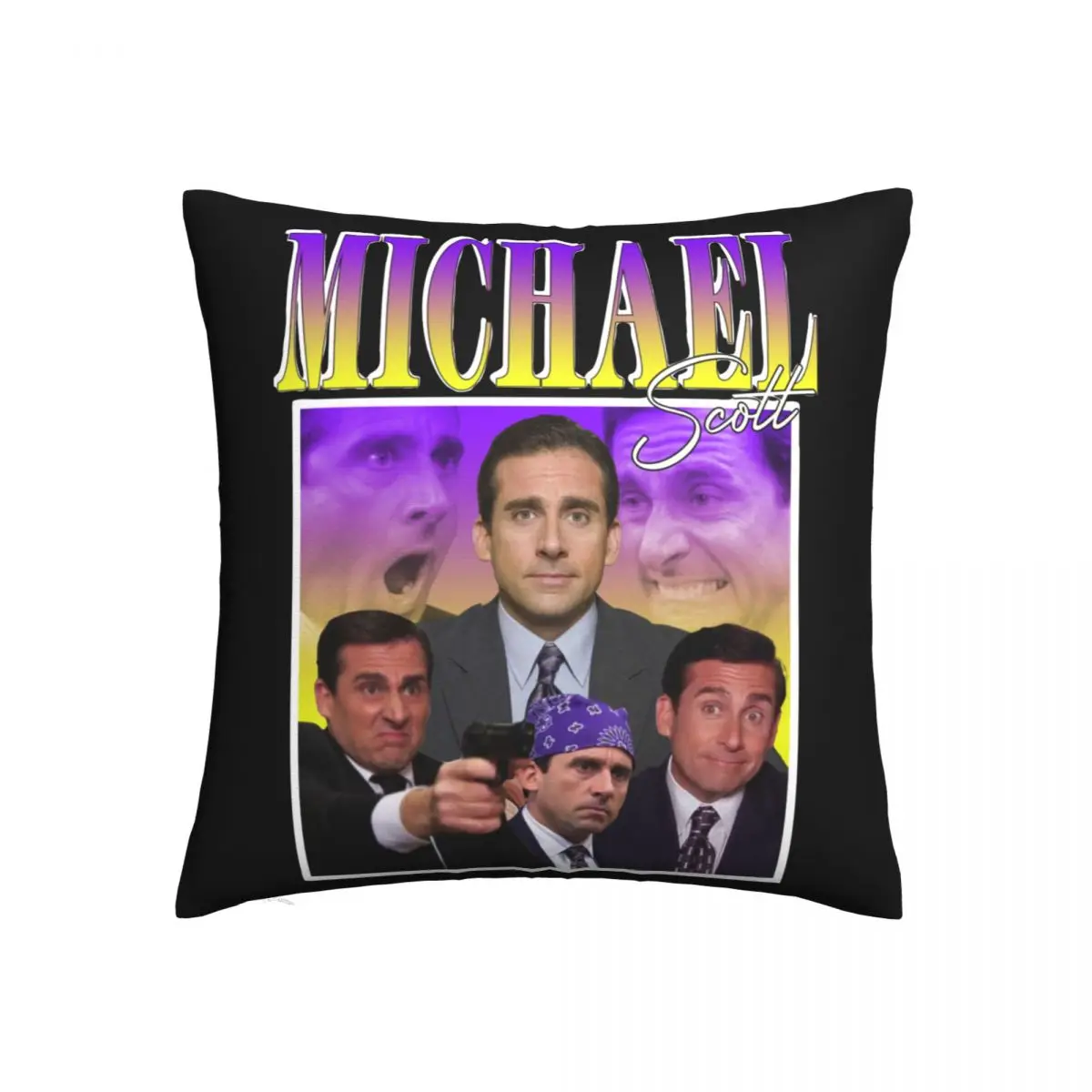 Michael Scott The Office TV Show Pillowcase Soft Fabric Cushion Cover Gift Pillow Case Cover Home Square 45X45cm