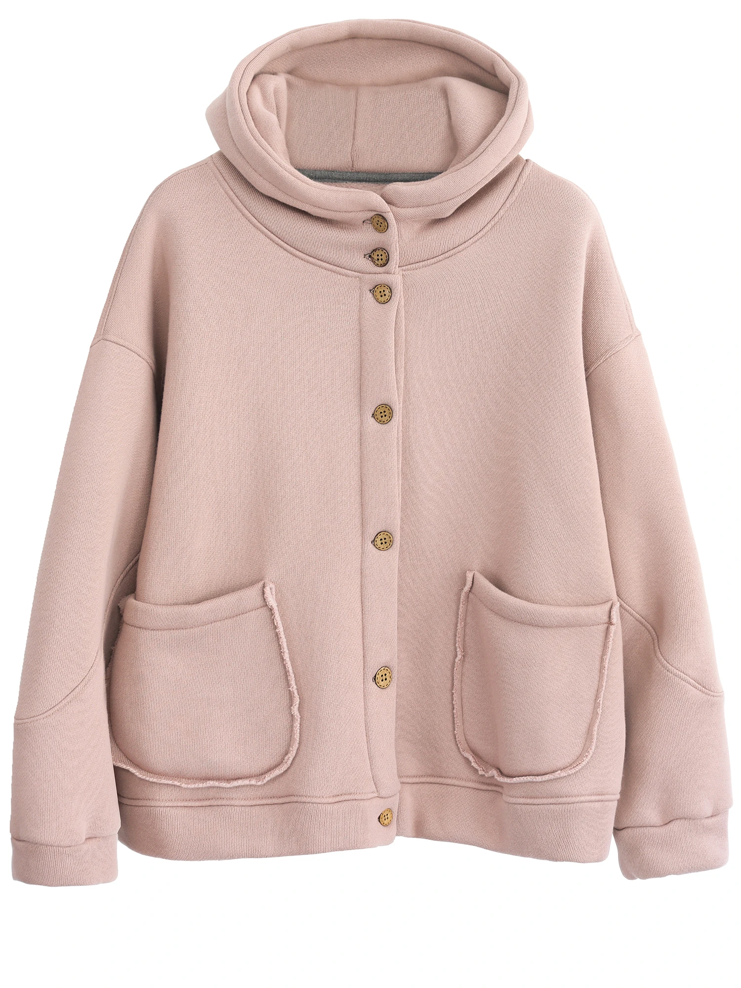 2025 Winter New Women's Hooded Cardigan Sweatshirt Oversized Casual Warm Jacket