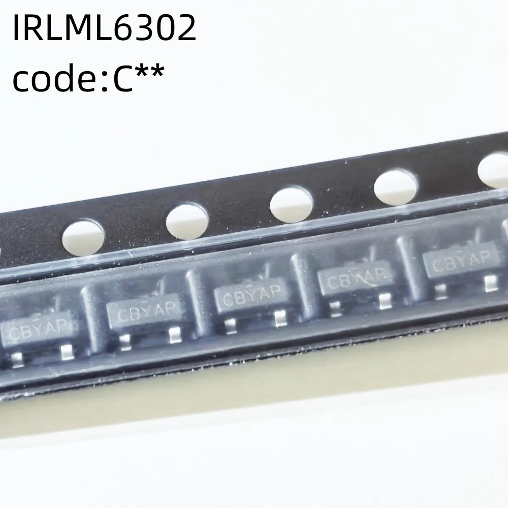 IRLML6302TRPBF MOS FET, 6401, 6402, 6344, 6346, 9301, 9303, مصلحة الارصاد الجوية, SOT23, 20 قطعة