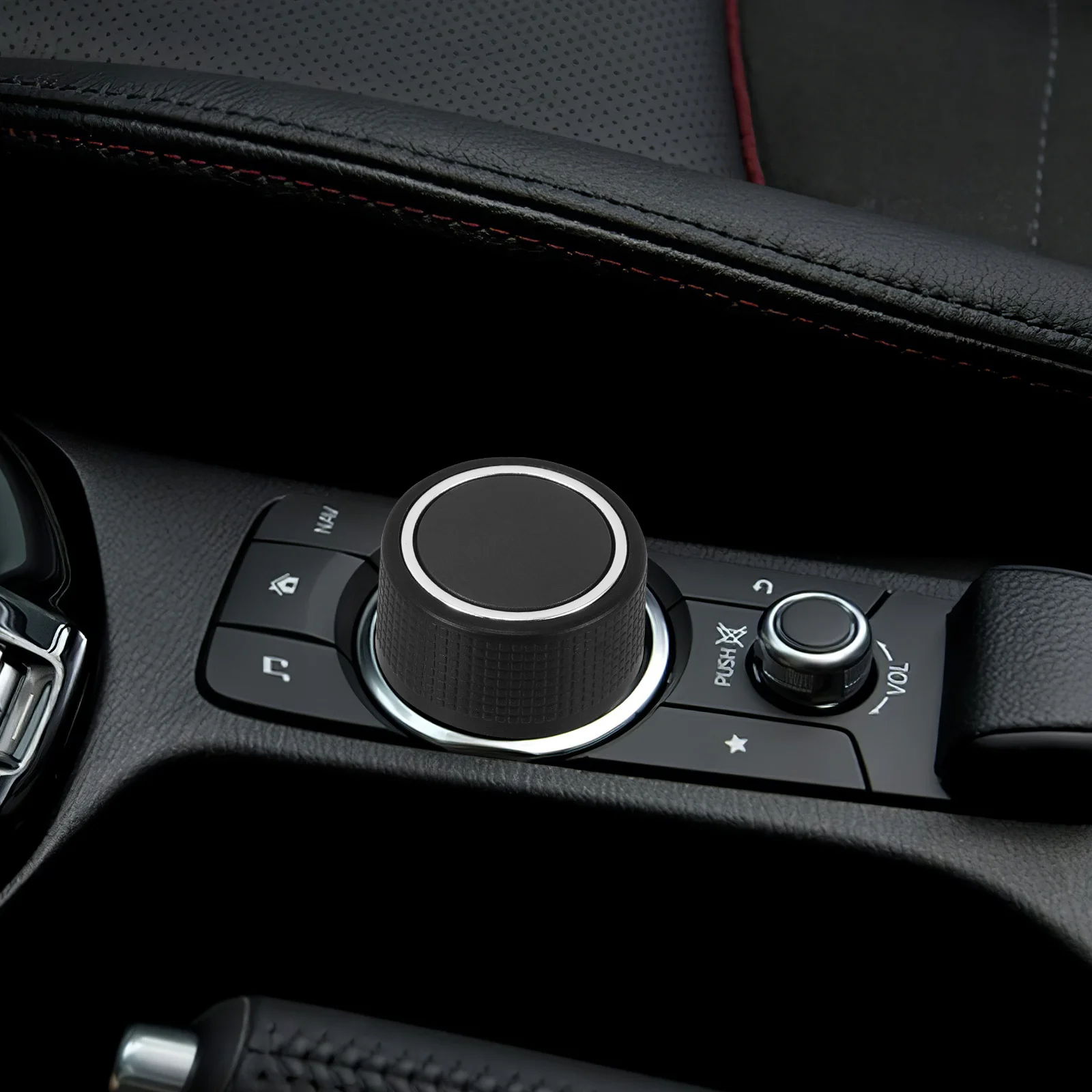 

Audio Adjustment Knob For Car Radio Volume Control Replacement 07-14 Universal Stereo Tuner Switch