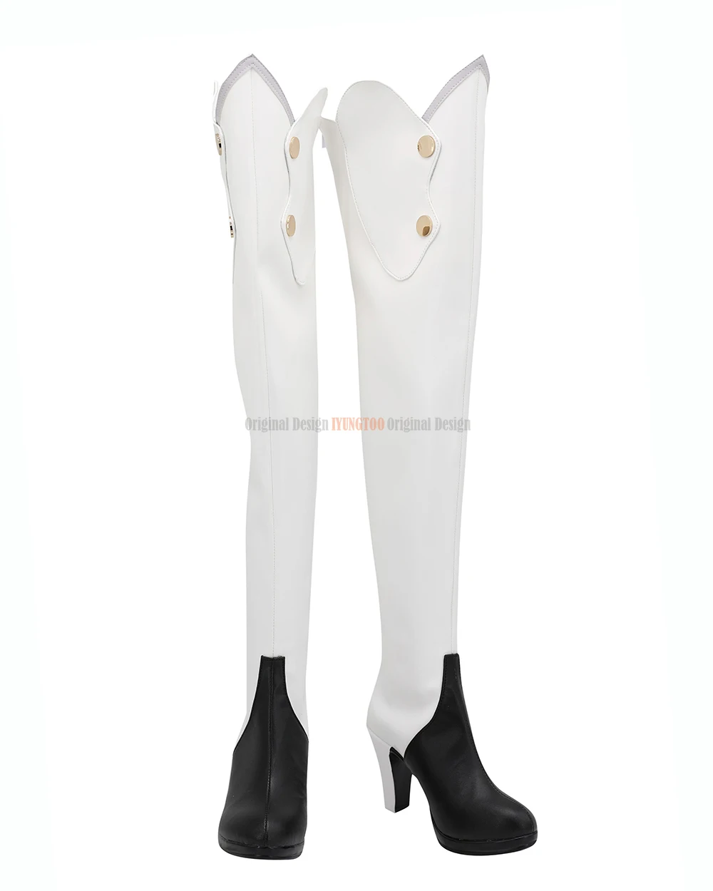 FGO Marie Antoinette OverKnee Stiefel Cosplay Fate Grand Auftrag Marie Cosplay Schuhe Hohe Ferse Stiefel für Unisex