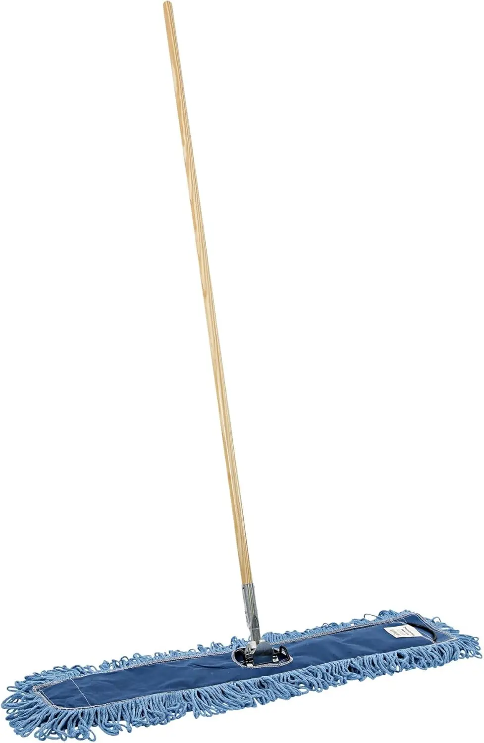 

Dry Mopping Kit, 36 x 5 Blue Blended Synthetic Head, 60" Natural Wood/Metal Handle