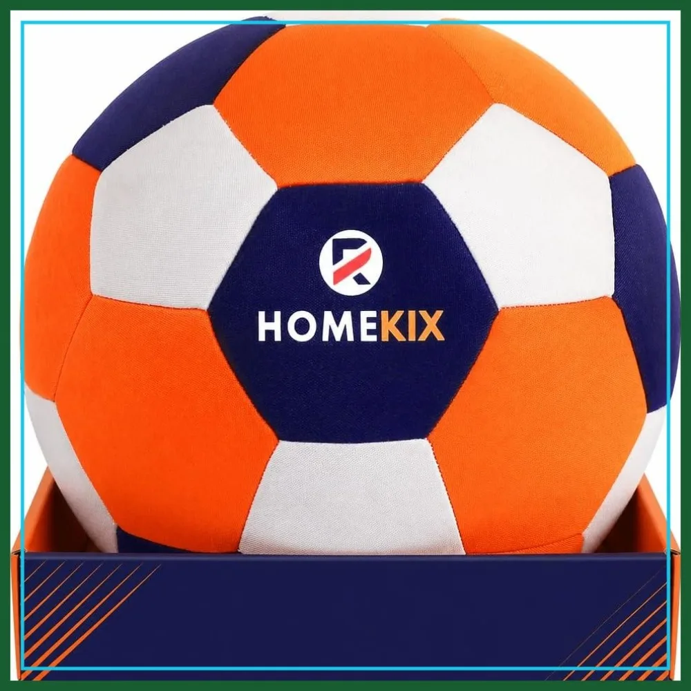 

Size 4 Indoor Soccer Ball – Soft Foam, Quiet Practice for Kids Ages 3-12