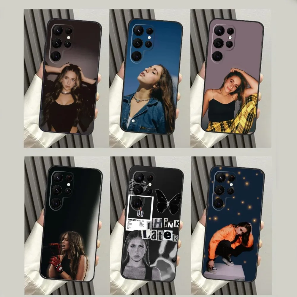 Singer Tate M-McRae Phone Case For SamsungS24,S23,S22,S21,S20 Ultra Pro S10,S30Plus,S9,20lite Ultra Black Cover