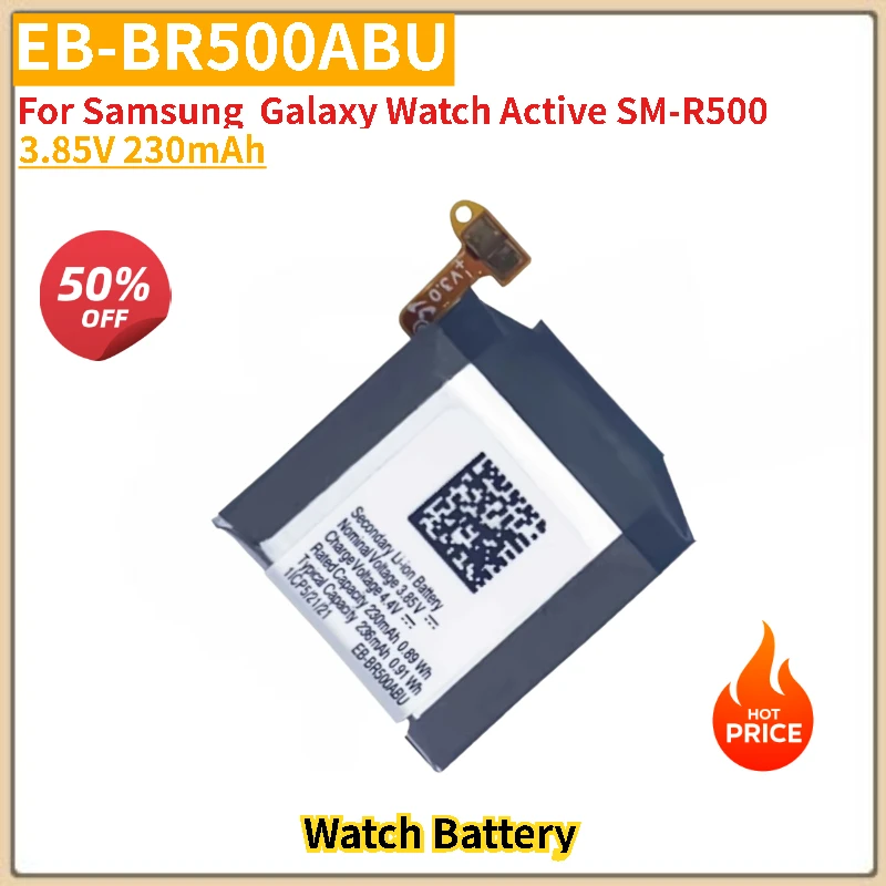 EB-BR500ABU بطارية 3.85 فولت 236 مللي أمبير لساعة سامسونج جالاكسي اكتيف SM-R500 ساعة ذكية العلامة التجارية الجديدة عالية الجودة