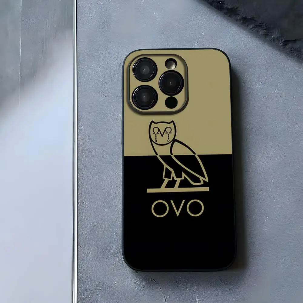 لوحة ماوس O-OVO-Cool-D-Drake لهاتف سامسونج S 24 23 22 21 20 Plus Ultra A 24 34 54 53 غطاء أسود فاخر مقاوم للغبار