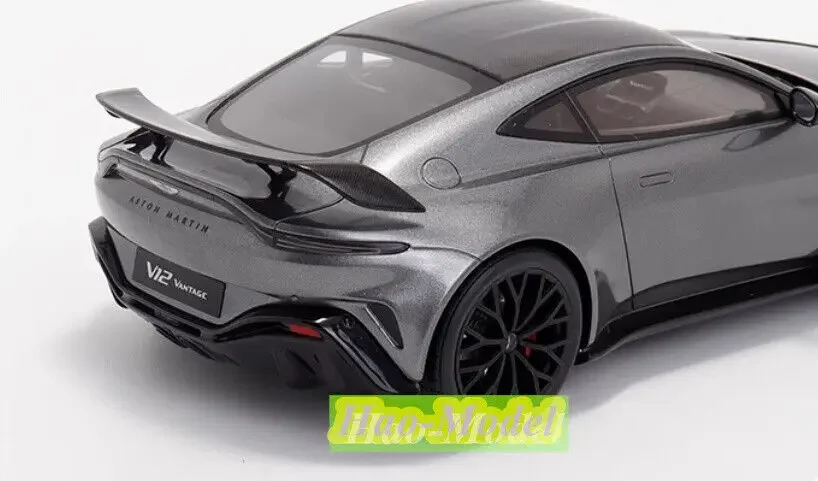 GT Spirit 1/18 For Vantage V12 2023 Resin Diecast Model Car Toys Boys Birthday Gifts Hobby Display Collection Ornaments Gray