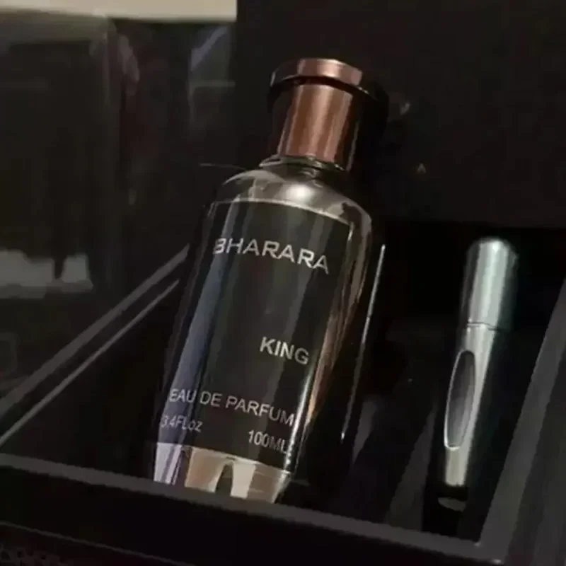 100ML 3.4 온스 오 드 퍼퓸 스프레이 새 제품 포장 밀봉 고급 선물 상자 향수 바라라 킹 오 드 퍼퓸 남성용