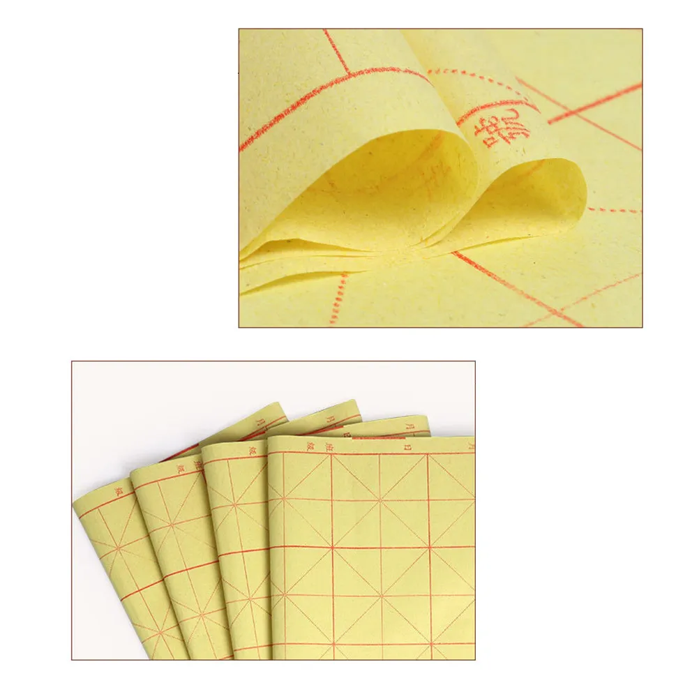 70Sheets Chinese Calligraphy Writing Grid Paper Traditional 15 Large Squares Moderate Thickness Practice Paper Not Easy to Fade