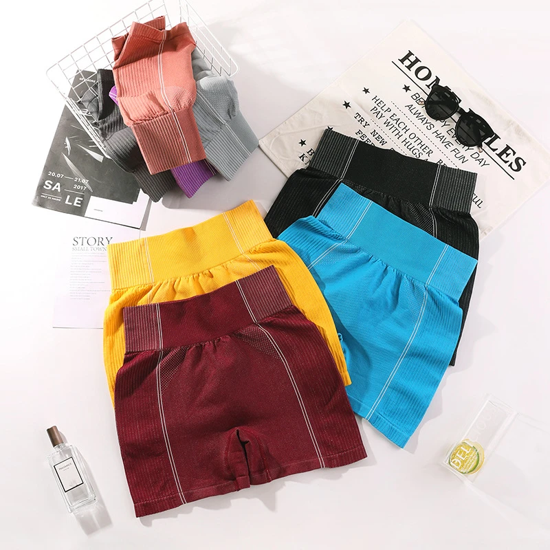 

New Seamless Women's Shorts Yoga Fitness High Waist Workout Shorts Sport Gym Leggings Slim Tummy Control Athletic Shorts