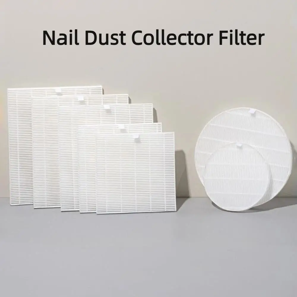 Replacement Nail Dust Collector Filter Reusable High Efficiency Manicure Screen Plate Extractor Dust Electric Dust Suction