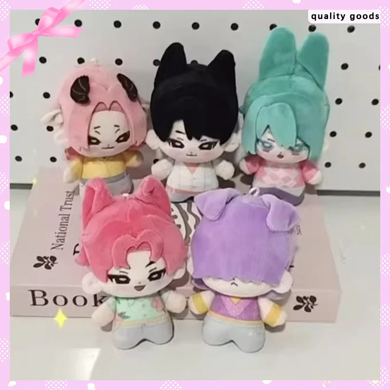 

10 см Kawaii Kpop Demon Hunters, плюшевые игрушки, милая кукла Demon Saja, кукла для косплея для мальчиков, Jinu Abby Mystery Romance, кукла, игрушки, подарки