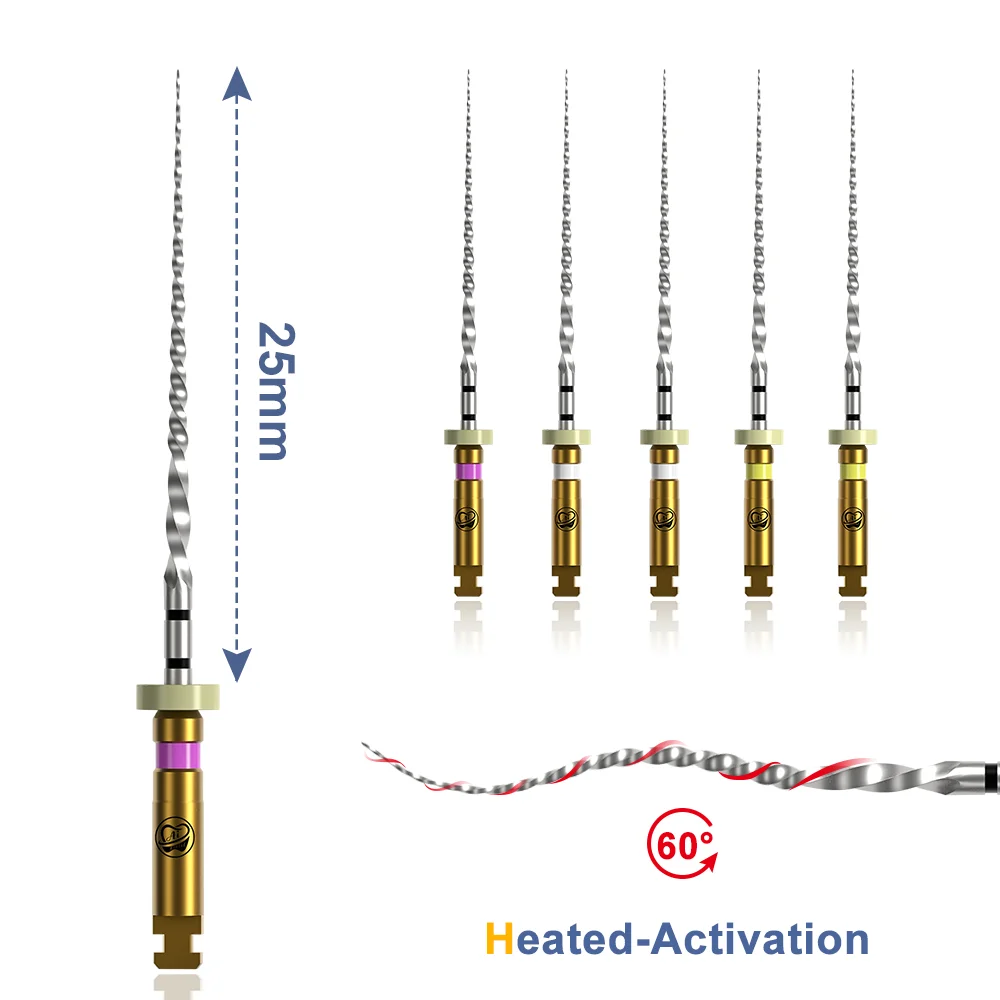 

AI-PS Root Canal Files USA Original​ PathFil System Compatible Endodontic Instruments 25mm 6pcs/Pack 10 Sets/Box