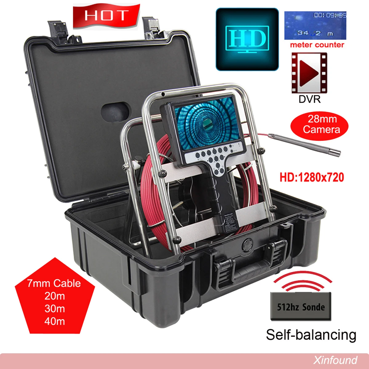 Камера-Эндоскоп Wopson, 512 Гц, DVR, 512 Гц