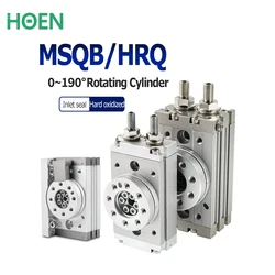 Rotating pneumatic cylinder MSQB Adjustable Cylinder Rotary 0-190° Degrees HRQ/ MSQB-10A/20A/30A/50A/10R/20R/30R/50R