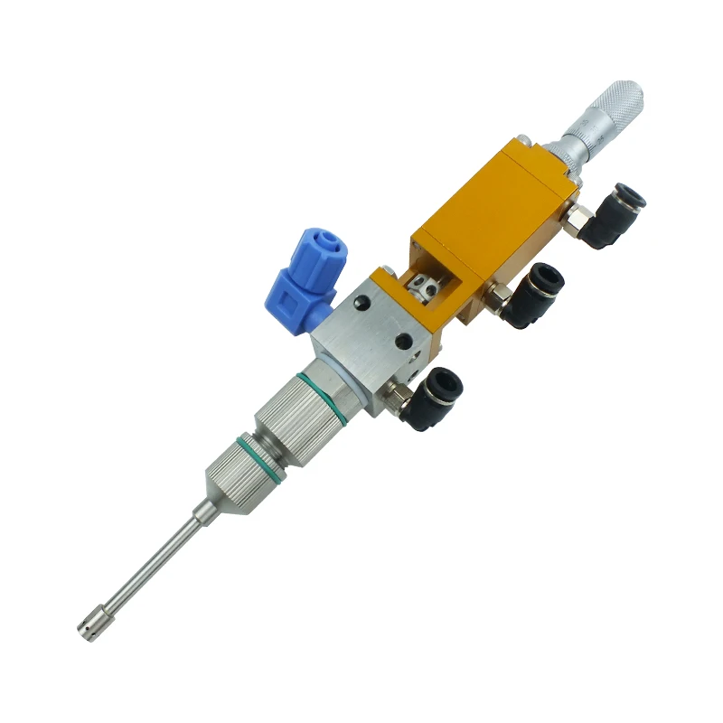 

High Frequency DJF-56 Spray Valve Dispensing Valve UV Glue Alcohol Three Proof Paint Atomization High-precision Pneumatic Valve