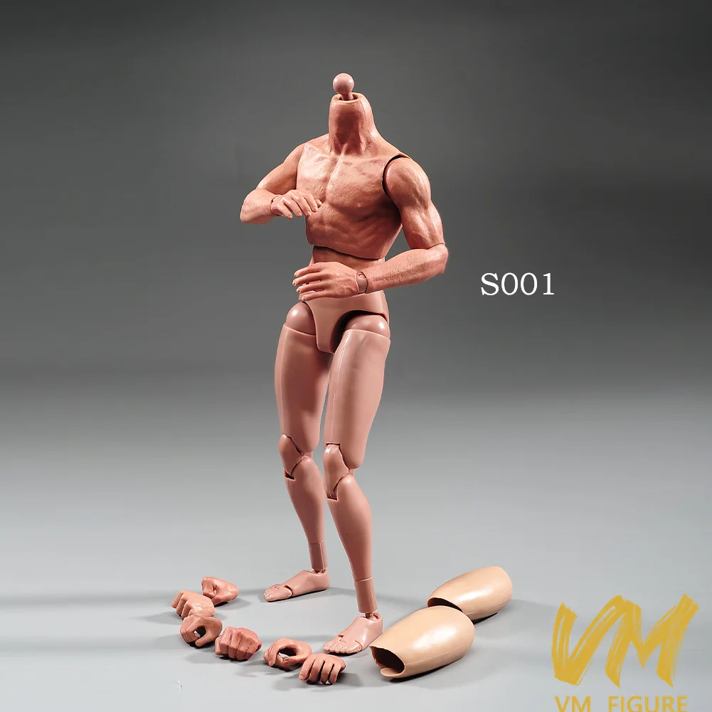 ZCTOYS S001 S002 1/6 Scale Male Super Flexible Muscle Joint Body 12-inch Fitness Strong Man Soldier Action Figure Body Doll Toys - view 6