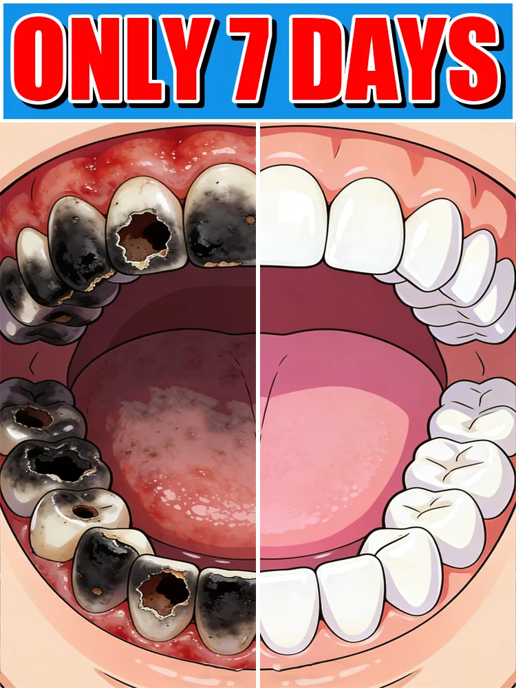 

7-дневный порошок для полости рта, предотвращает кариес и эффективно удаляет налет.