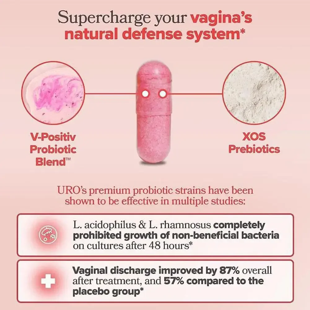 O Positiv URO Vaginal Probiotic Capsules - 60pcs