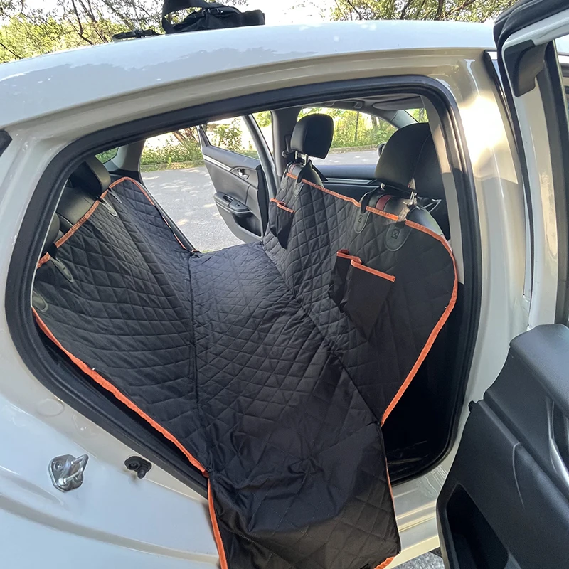 Imagem -05 - Car Back Seat Cover para o Cão Impermeável Travel Carrier Scratchproof Pet Hammock Car Backseat Protector Mat Almofada de Segurança