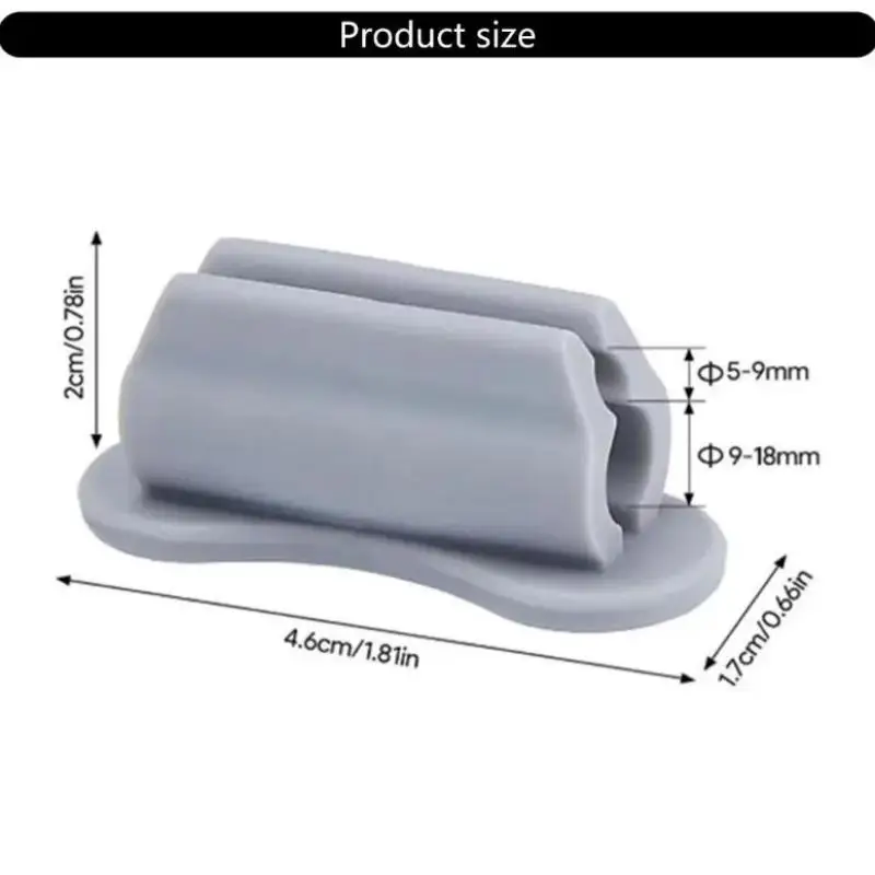 1PC Silicone Pen Holder Marker Holder Wire Organizer Easy to Install Adhesive Pencil School Office Supplies for Desk and Wall