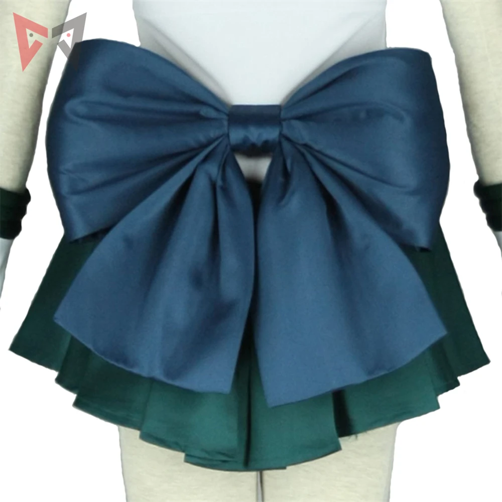 Anime Sailoring Neptunes Cosplay Costume Custom Made Michiru Kaioh  Dress Bows Gloves Headband For Child Adult Plus Size