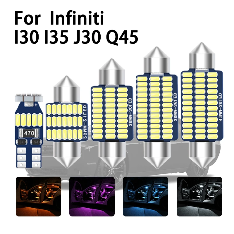 

Car Interior LED Light Canbus For Infiniti I30 I35 J30 Q45 1990 1997 1998 1999 2000 2001 2002 2003 2004 2005 2006 Accessories