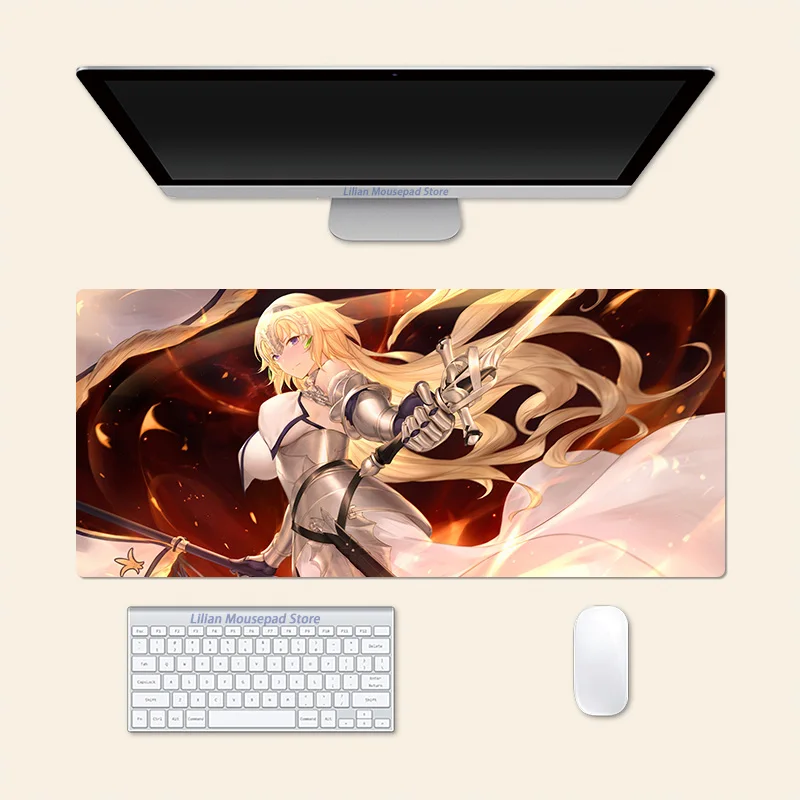 

Sexy Jeanne D'arc- Fate Anime Large Mouse Pad Office Mousepad Creative Game Desk Mat Gift