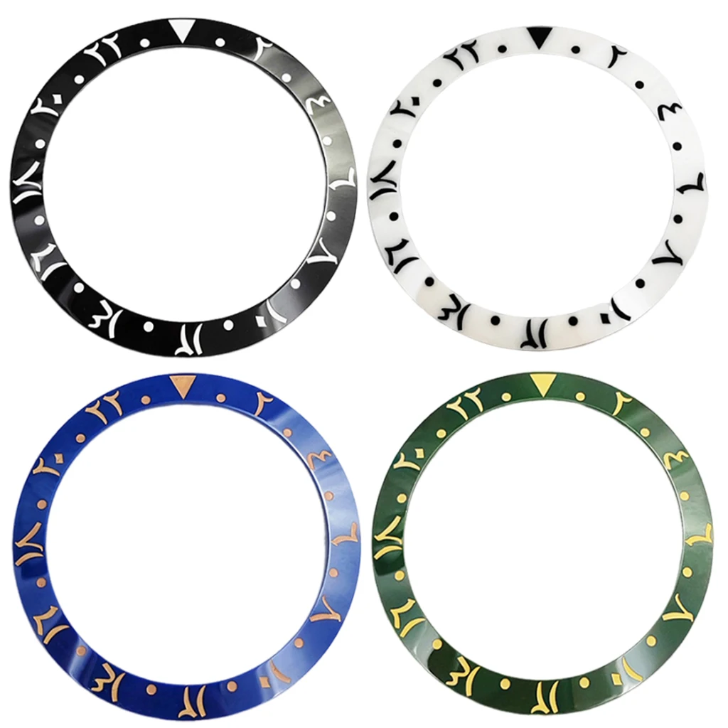 

38mm Ceramic Watch Bezel Insert Diameter 38mm*30.6mm Watches Ring Fit 40mm Watch Case Accessories Parts