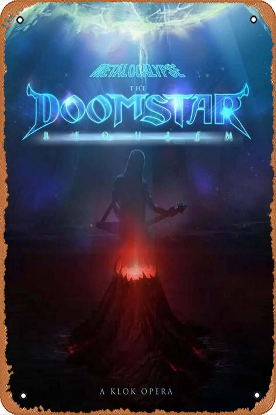 Metalocalypse: The Doomstar Requiem - A Klok Opera (TV Movie 2013) Metal Sign Retro Wall Decor for Home Cafes Office Store  sign