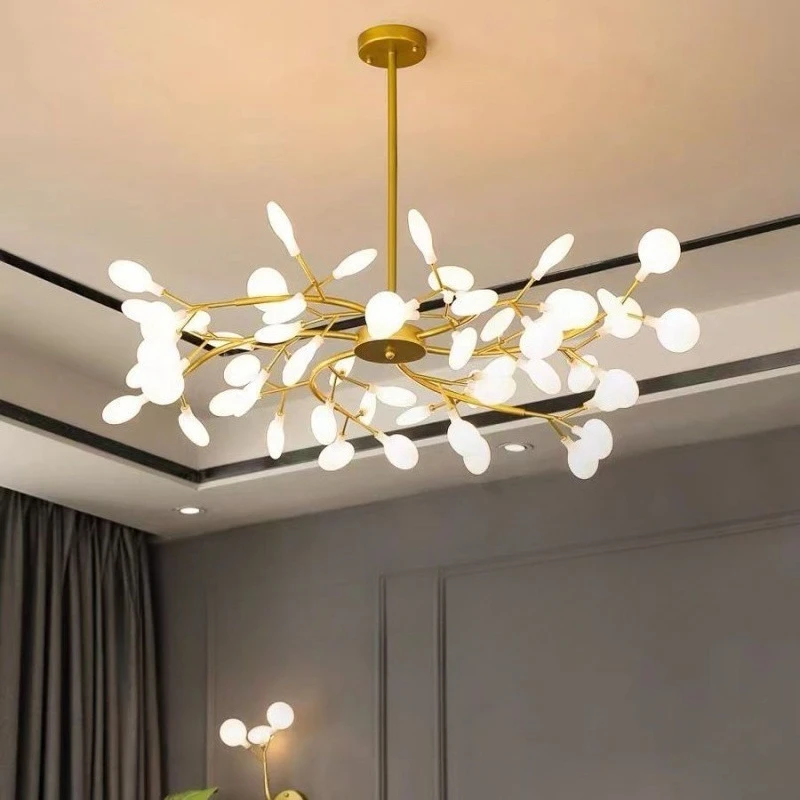 

Iron LED Chandelier Modern Creativity Tricolor Pendant Light Exhibition Hall Restaurant Study Lamp Home Decor Lighting Items