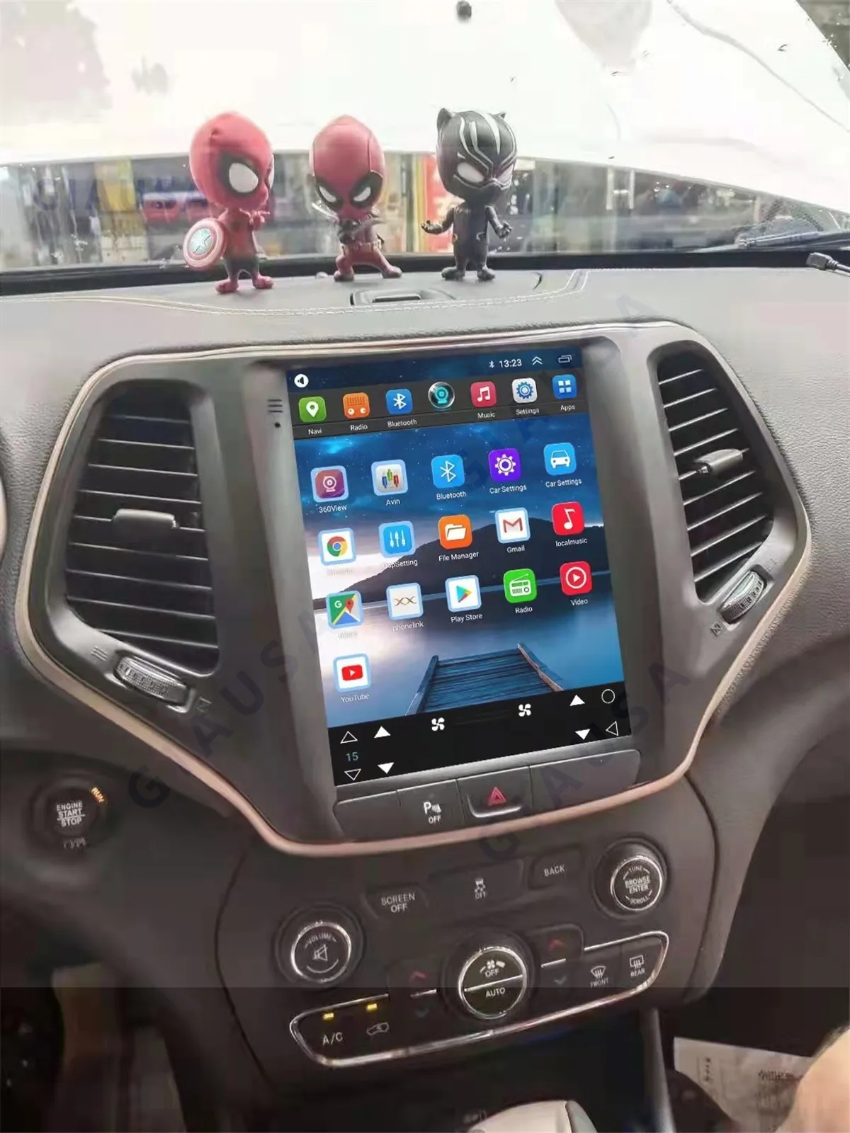 

8G+128G Android 13 For Jeep Grand Cherokee 2014 2015 2016 2017 2018 Car Radio Multimedia Player Auto DVD GPS Navigation Carplay