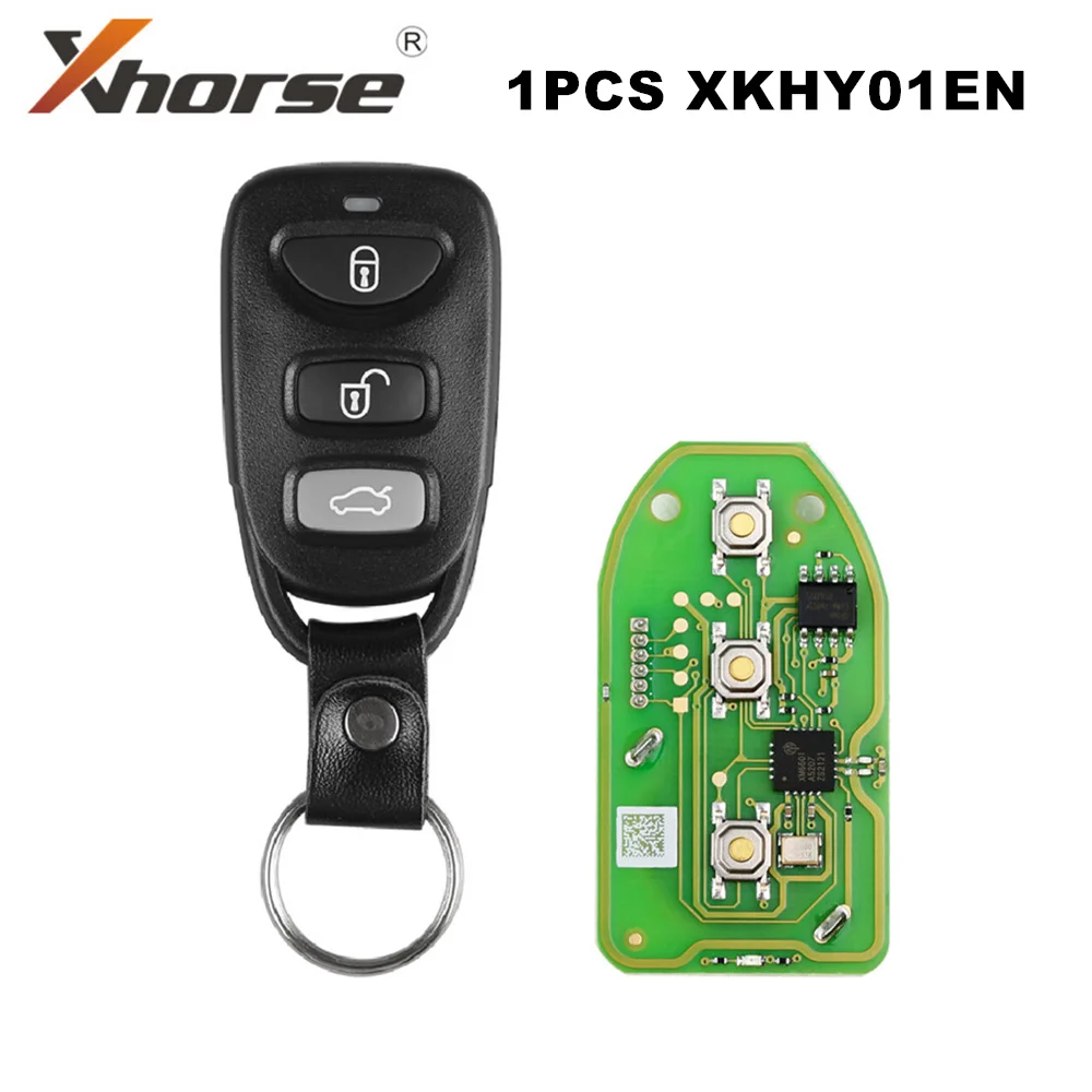 1Pcs/lot  Xhorse XKHY01EN for Hyundai Type Universal Remote Key Fob 4 Button  for VVDI Key Tool