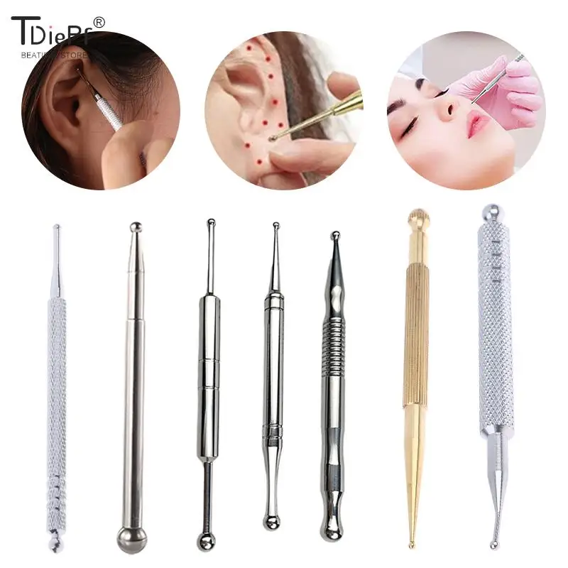 

Manual Acupuncture Pen Terahertz Energy Stone Massage Tool Trigger Point Massager Stick For Face Body Relax Facial Reflexology