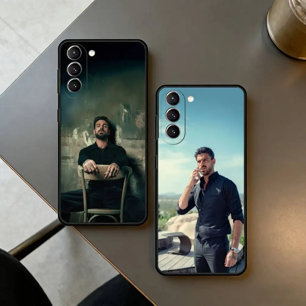 

ACTOR M-Michele Morrone Phone Case For Samsung S25,24,23,22,30,21,10,9,Ultra,Plus,Lite,FE,4,5 G Soft Black Case