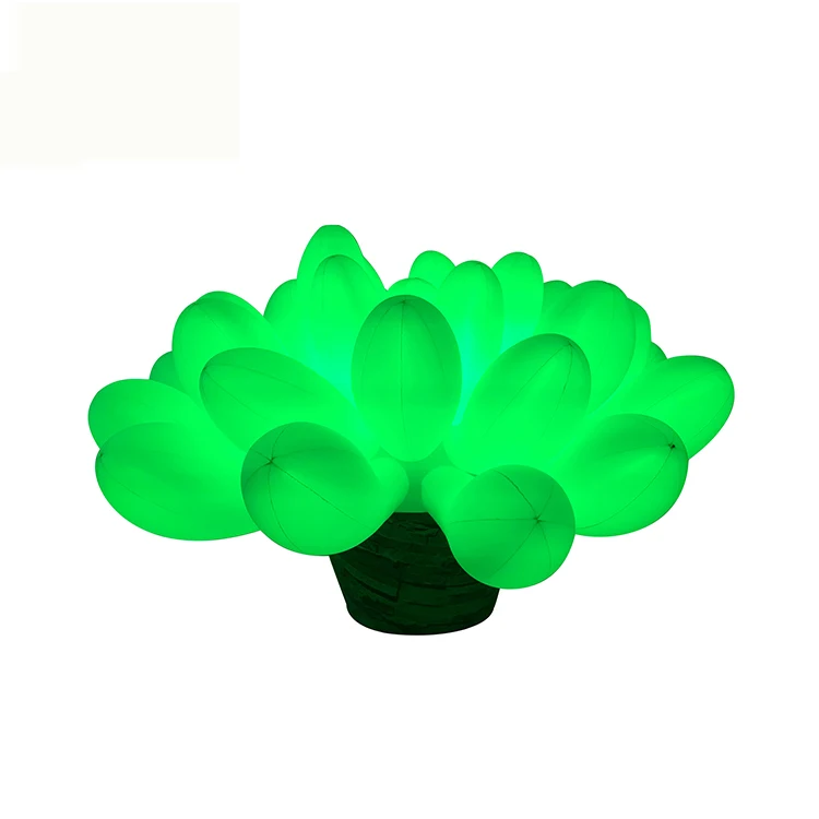 Hot Selling LED Inflatable Flower Inflatable Large Lotus Flowers with LED Light for decoration