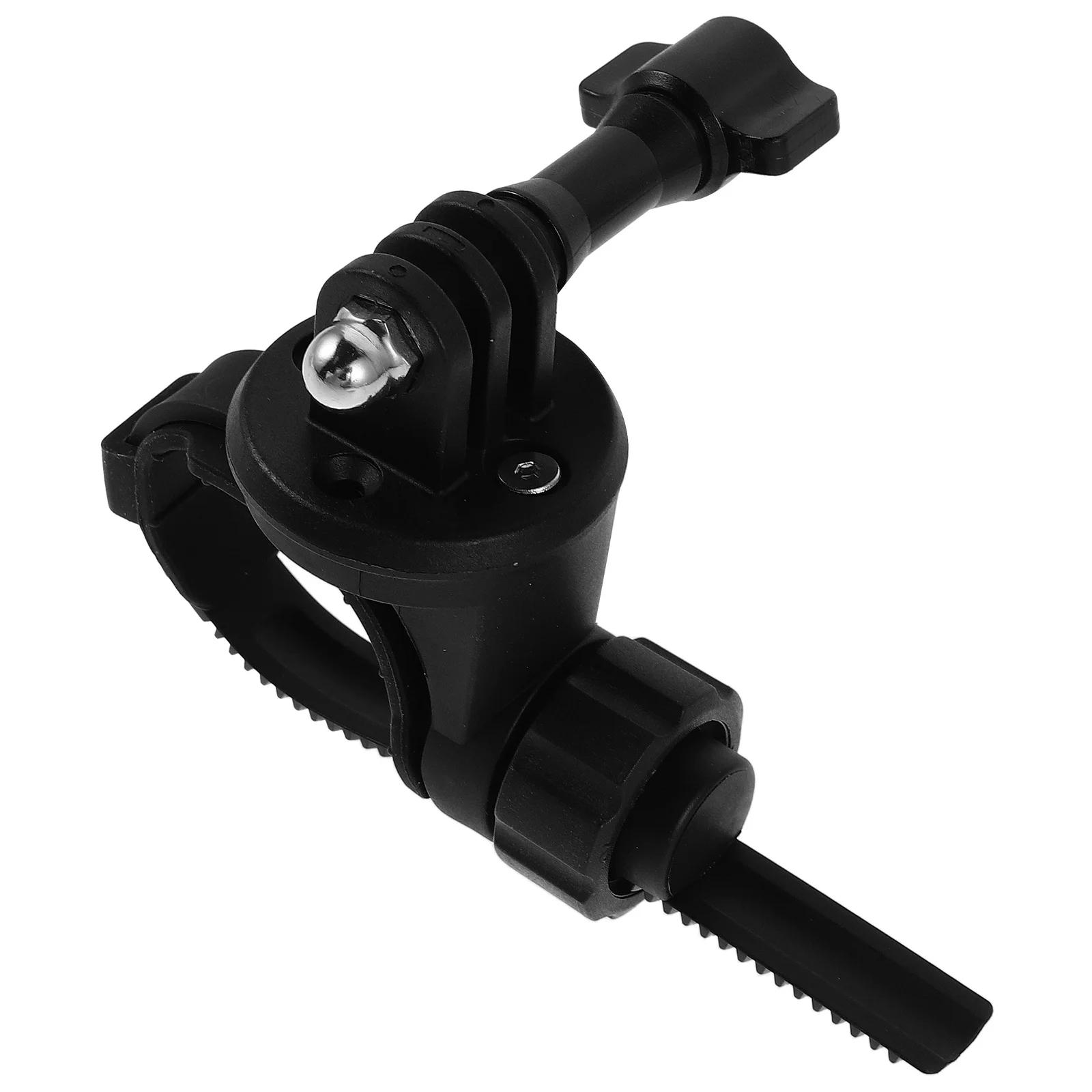 

Bike Action Camera Handlebar Mount Black Lightweight Stable Clamp Cycling Sports Camera Holder Adjustable Angle Universal Road