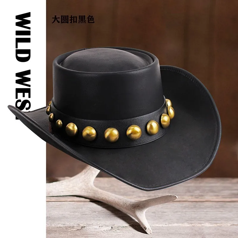 New wide-brimmed hat color men's and women's hats