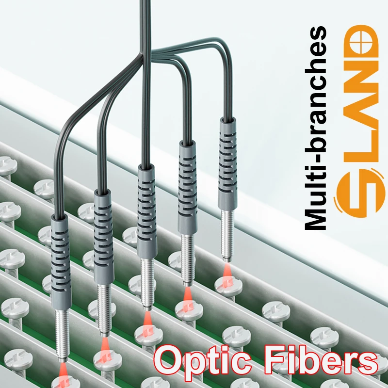 

M3 Thread Multi Branches Optic Fiber Sensor 2,3,4,5,6,8,10,12 Branches, Fiber Optic Sensor