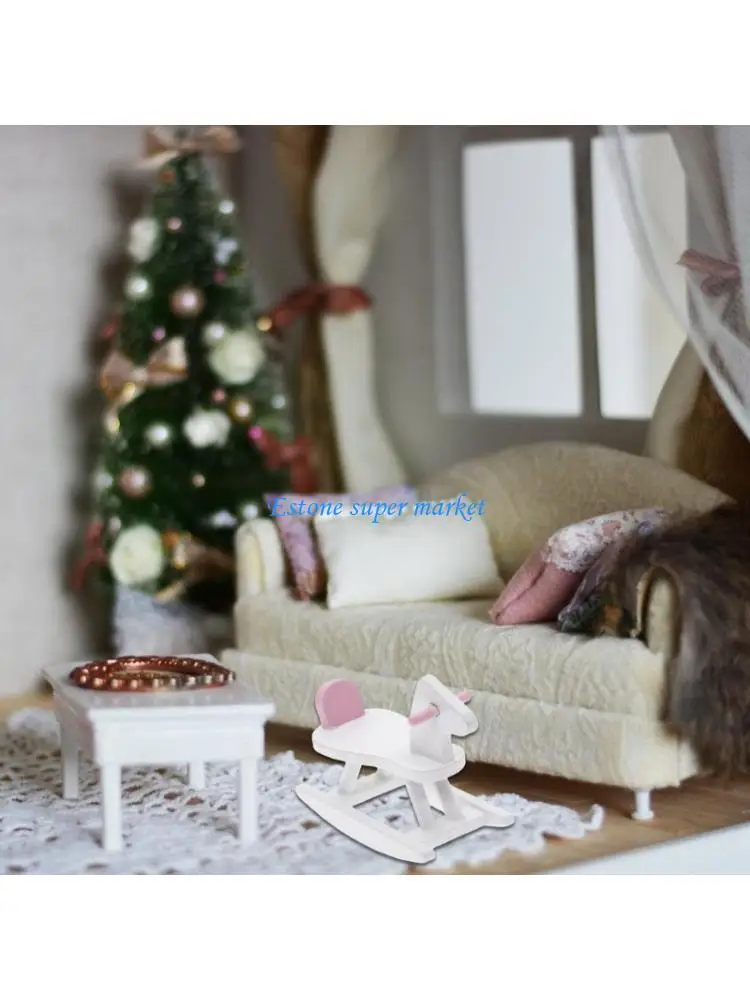 

090B Реалистичный шкаф в масштабе 1:12, комплект мебели для спальни, кукольного домика для детей