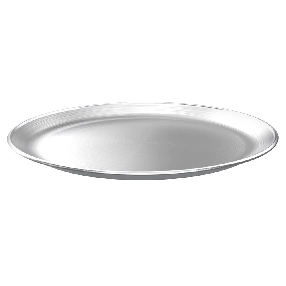 Pizza Plate Stainless Steel Tray Baking Pan Food Storage Trays Grill Restaurant Use