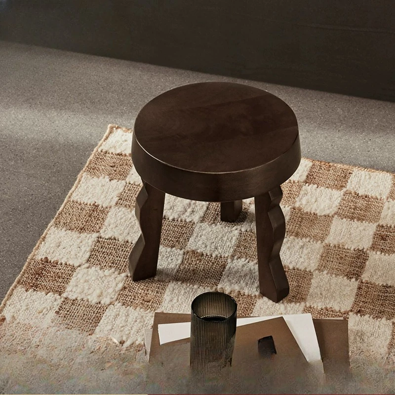 

Low stool wooden stool shoe stool