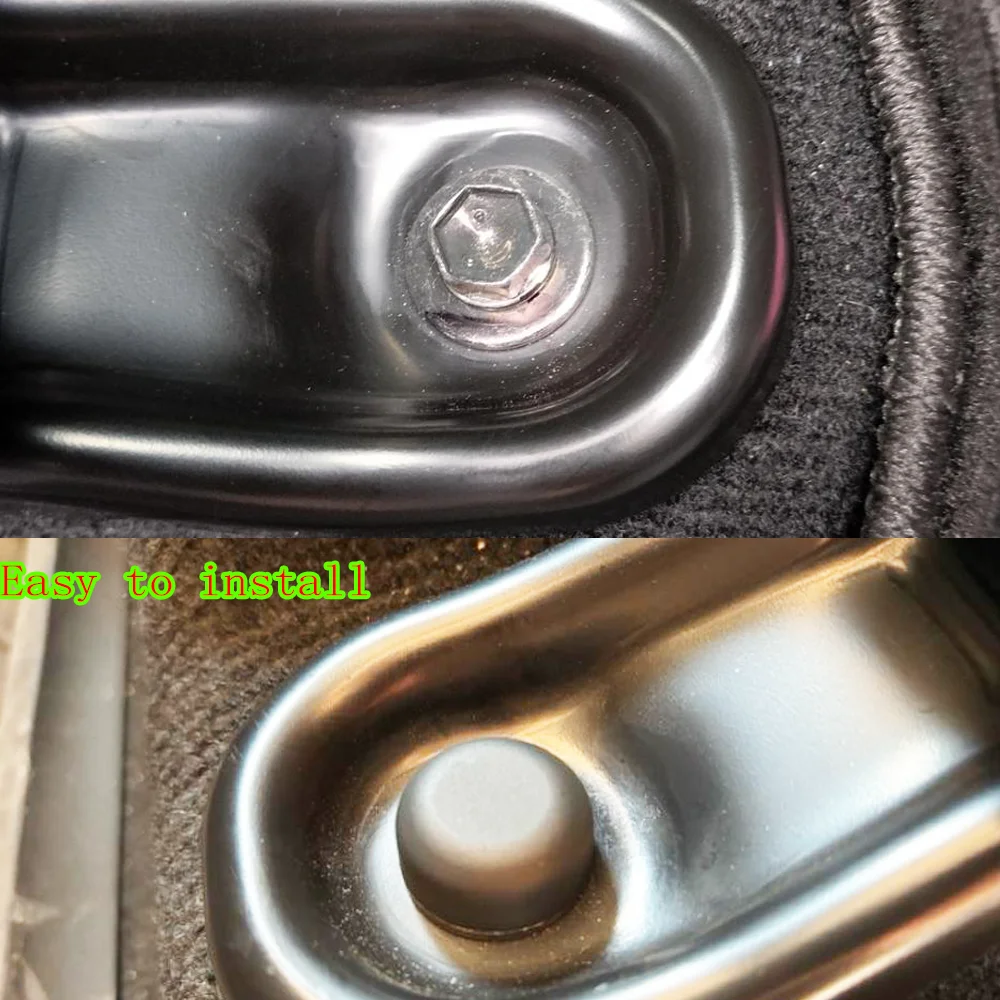 2 Stück Auto-Vordersitz-Befestigungsschrauben-Steckerkappen für Toyota Prius 30 2009-2015 Rostschutz – Detail 3